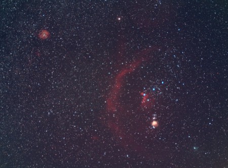 Barnard´s Loop an Rosett Nebula 
